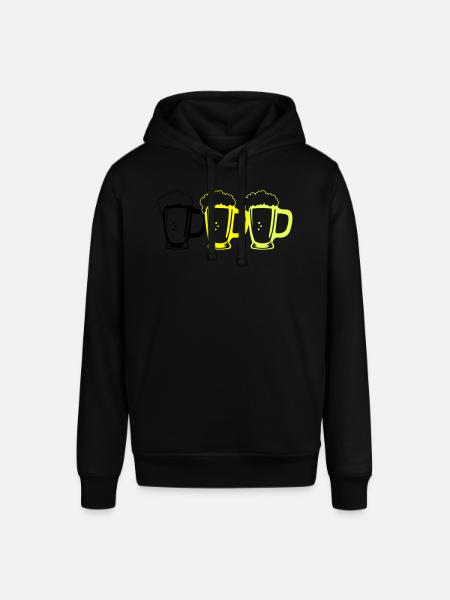 Beer glasses - Stanley/Stella SOUNDER Unisex Hoodie - black