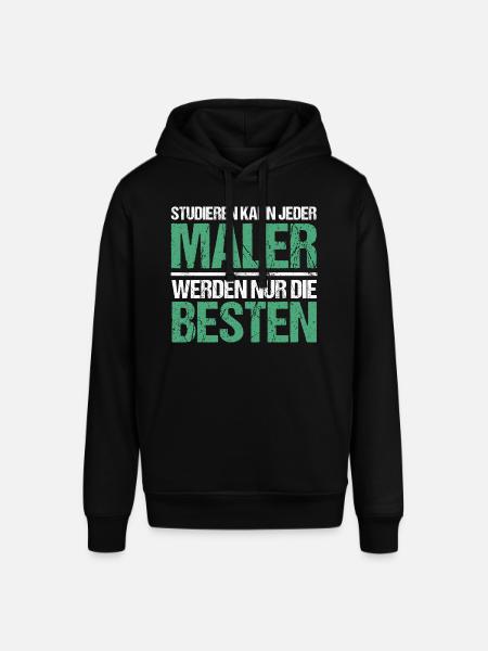 Studieren kann jeder - Maler Edition - Stanley/Stella Unisex Hoodie SOUNDER - Schwarz