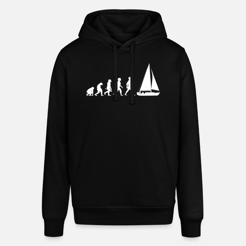 Voilier d'évolution voilier - Sweat à capuche SOUNDER Stanley/Stella Unisexe - noir