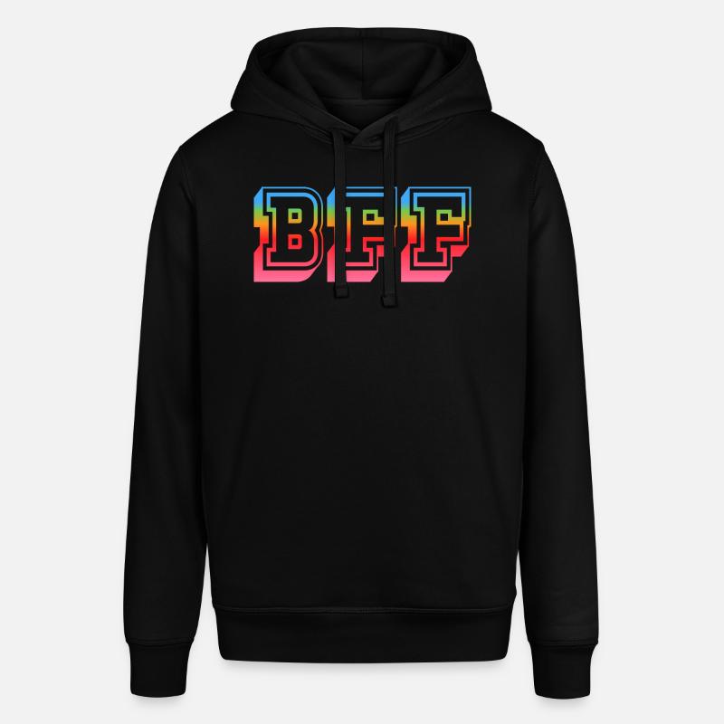 BFF Tshirt rainbowstar - Stanley/Stella Unisex Hoodie SOUNDER - Schwarz