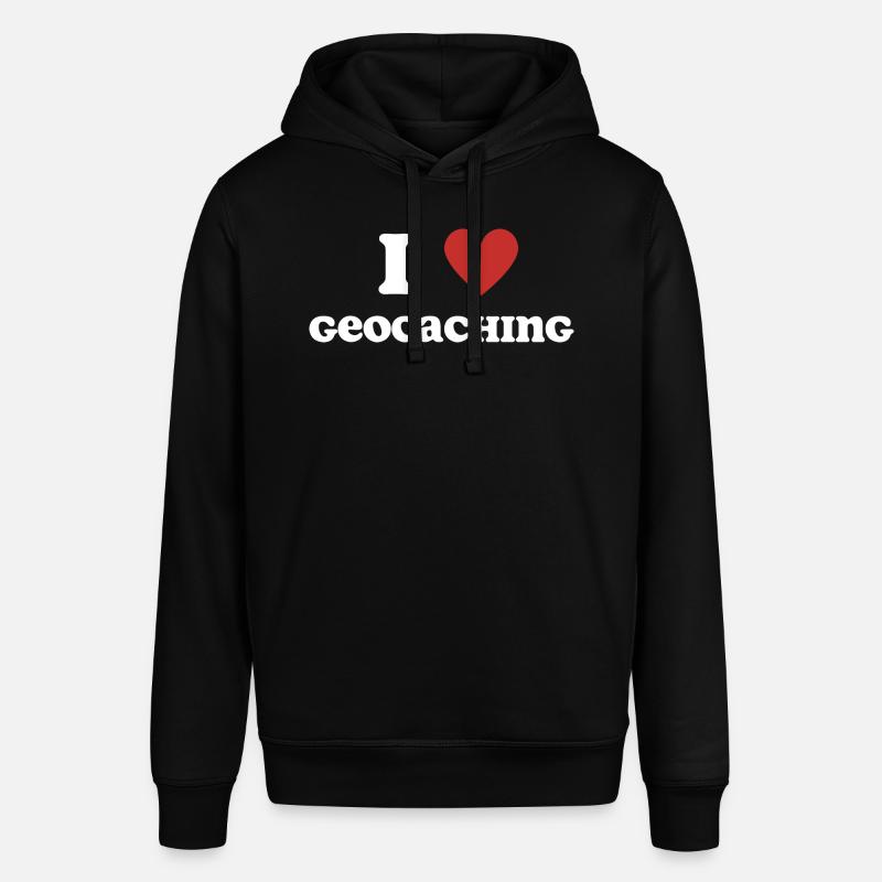 Ich liebe Geocaching - Stanley/Stella Unisex Hoodie SOUNDER - Schwarz