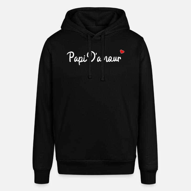 Papi d'amour - Sweat à capuche SOUNDER Stanley/Stella Unisexe - noir