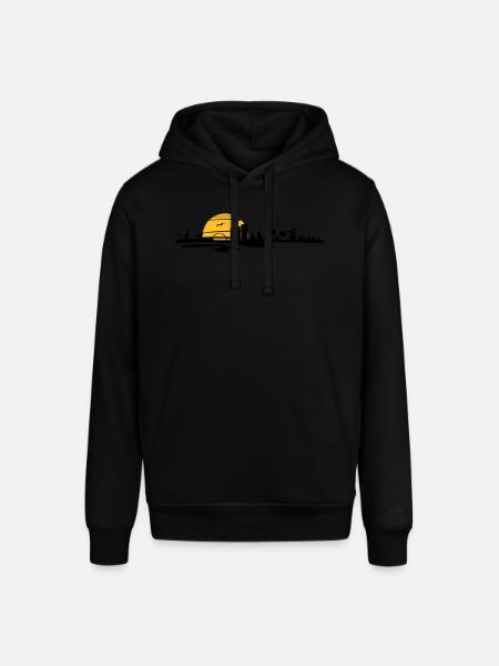Skyline - Küste Fehmarn - Stanley/Stella Unisex Hoodie SOUNDER - Schwarz