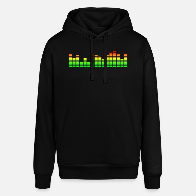 Musik Equalizer & visualizer - Stanley/Stella Unisex Hoodie SOUNDER - Schwarz