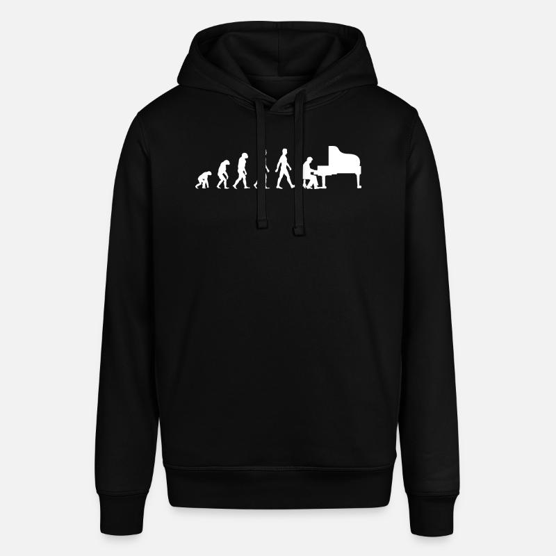 Pianiste Evolution Piano - Sweat à capuche SOUNDER Stanley/Stella Unisexe - noir