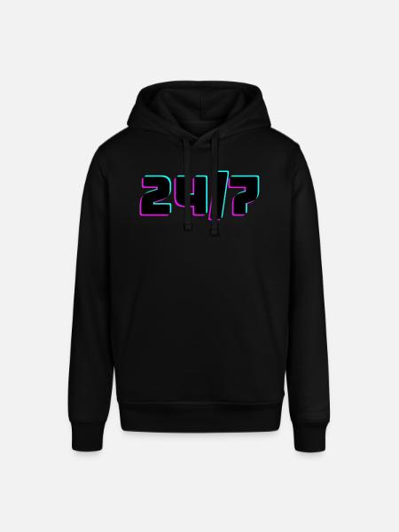 24/7 - Stanley/Stella Unisex Hoodie SOUNDER - Schwarz
