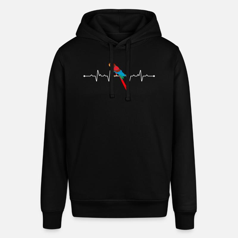 Battement de cœur des perroquets - Sweat à capuche SOUNDER Stanley/Stella Unisexe - noir