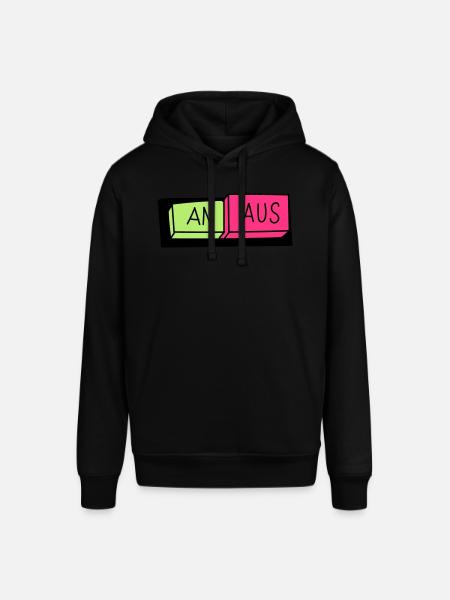 An / Aus Schalter - Stanley/Stella Unisex Hoodie SOUNDER - Schwarz