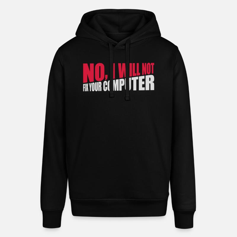 not fix your computer - Stanley/Stella SOUNDER Unisex Hoodie - black