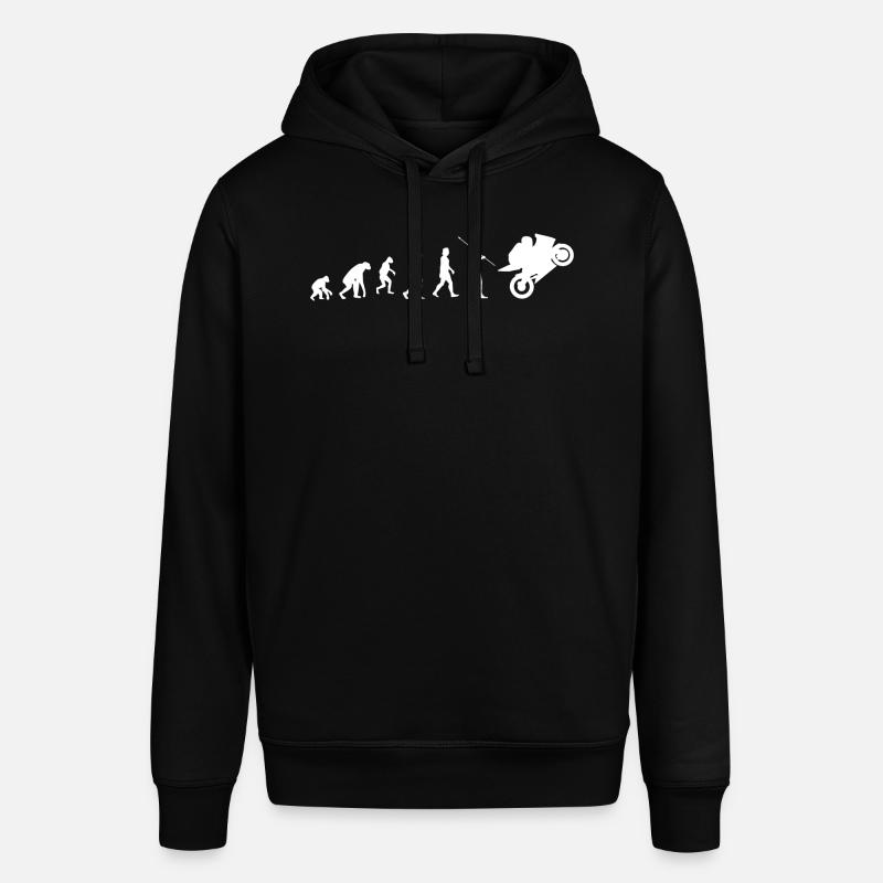Évolution de la moto - Sweat à capuche SOUNDER Stanley/Stella Unisexe - noir
