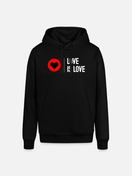 L'amour c'est l'amour - Sweat à capuche SOUNDER Stanley/Stella Unisexe - noir