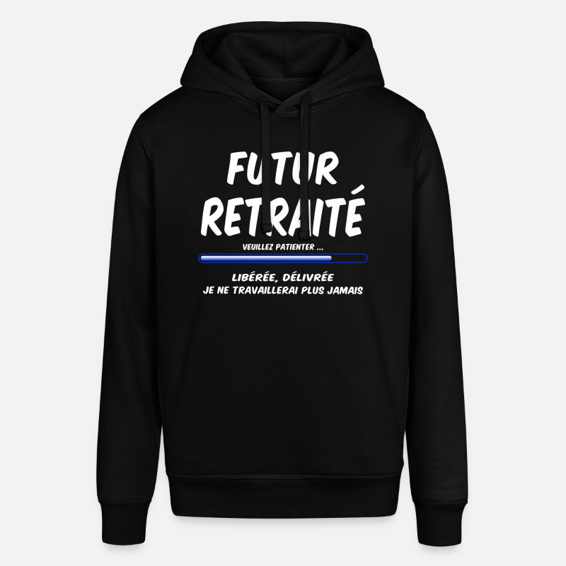 FUTUR Retraité - Sweat à capuche SOUNDER Stanley/Stella Unisexe - noir