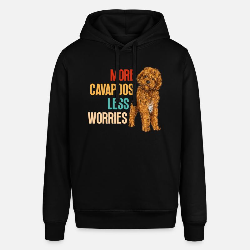 Cavapoo Cavoodle Capoodle Chien - Sweat à capuche SOUNDER Stanley/Stella Unisexe - noir
