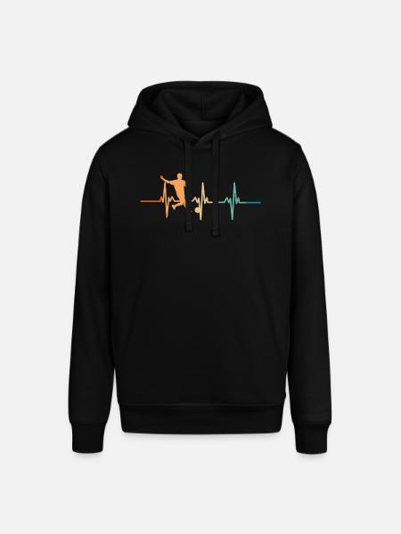 Fußball-Herzschlag - Stanley/Stella Unisex Hoodie SOUNDER - Schwarz