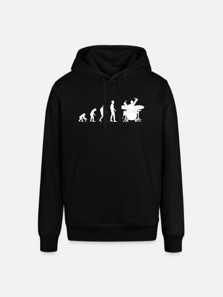 drummer evolution - Sweat à capuche SOUNDER Stanley/Stella Unisexe - noir