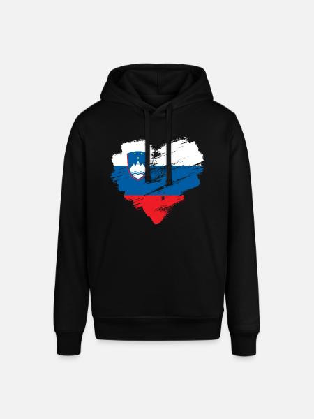Slovenia - Stanley/Stella SOUNDER Unisex Hoodie - black