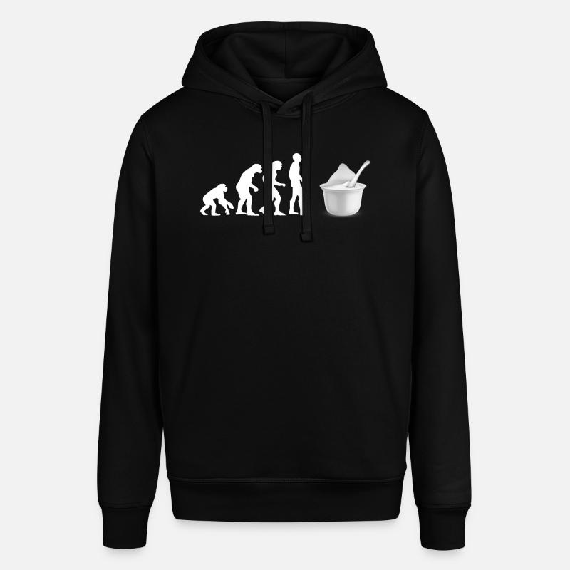 Évolution du yaourt - Sweat à capuche SOUNDER Stanley/Stella Unisexe - noir