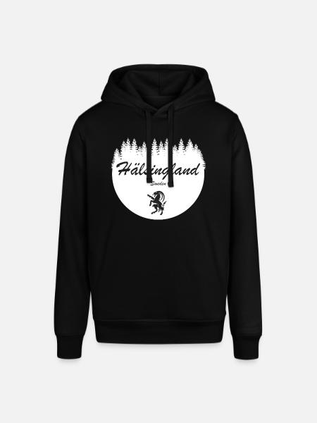 Hälsingland Sweden Stickers Holiday Bock - Stanley/Stella SOUNDER Unisex Hoodie - black