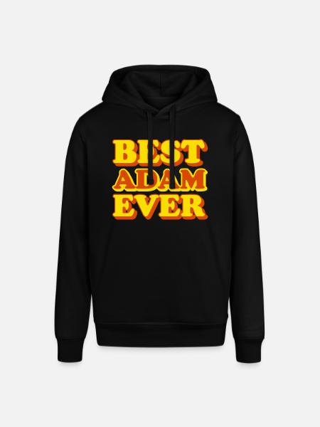 Adam First Name Funny Gift - Stanley/Stella SOUNDER Unisex Hoodie - black