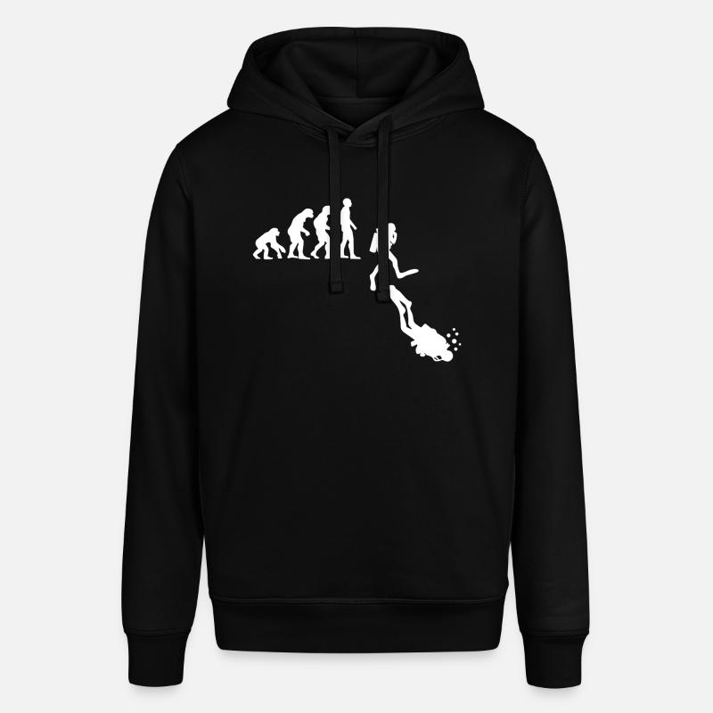 Evolution des Gerätetauchens - Stanley/Stella Unisex Hoodie SOUNDER - Schwarz