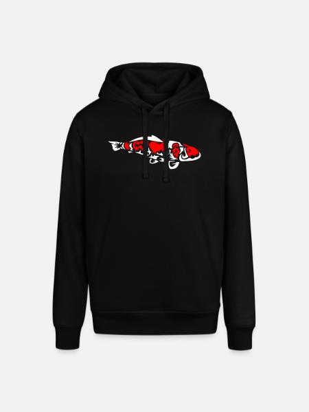 koi carp - Stanley/Stella SOUNDER Unisex Hoodie - black