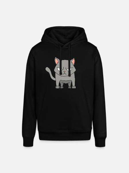 Cat angry - Stanley/Stella SOUNDER Unisex Hoodie - black