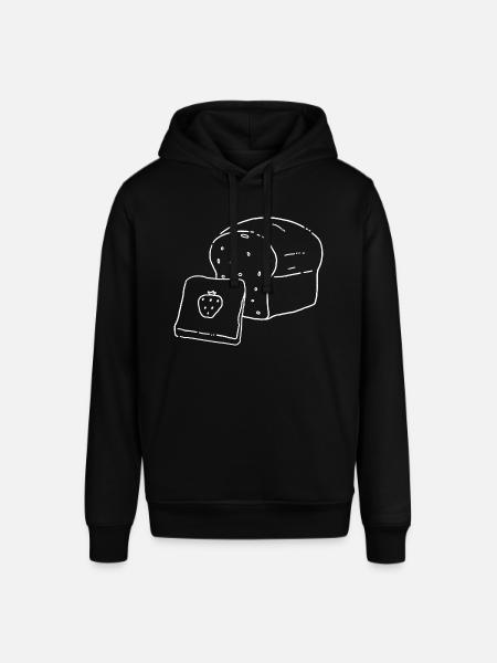 White bread jam SKizze - Stanley/Stella SOUNDER Unisex Hoodie - black
