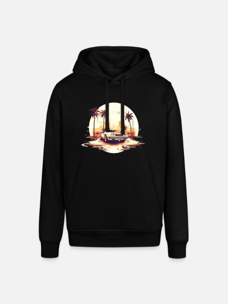 Muscle car - Stanley/Stella SOUNDER Unisex Hoodie - black