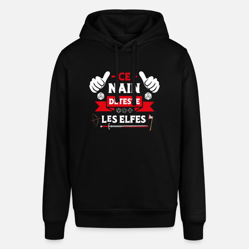 Ce nain déteste les elfes - Sweat à capuche SOUNDER Stanley/Stella Unisexe - noir