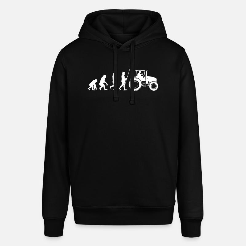 Traktor Landwirtschaft Bauer Evolution - Stanley/Stella Unisex Hoodie SOUNDER - Schwarz