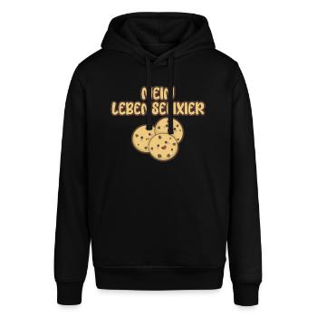 My elixir of life - chocolate cookies - Stanley/Stella SOUNDER Unisex Hoodie - black - Front - Alina (178cm) & Michal (187cm)
