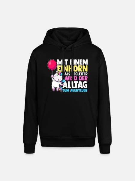 Unicorn - Stanley/Stella SOUNDER Unisex Hoodie - black