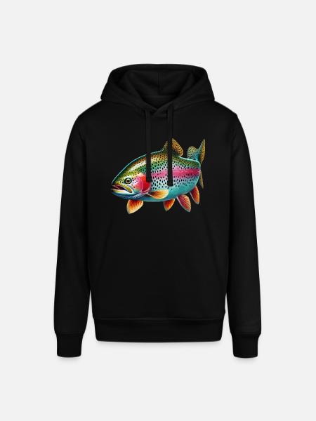 Regenbogenforelle - Stanley/Stella Unisex Hoodie SOUNDER - Schwarz
