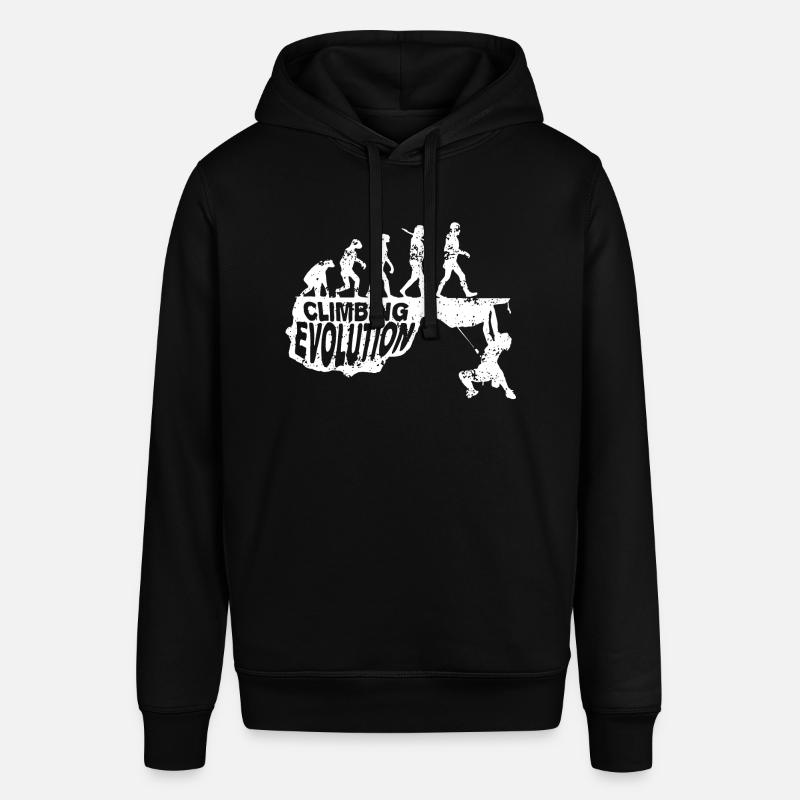 Kletternde Evolution - Stanley/Stella Unisex Hoodie SOUNDER - Schwarz