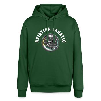 Luftfahrt fanatic - Stanley/Stella Unisex Hoodie SOUNDER - Flaschengrün - Vorne - Alina (178cm) & Michal (187cm)