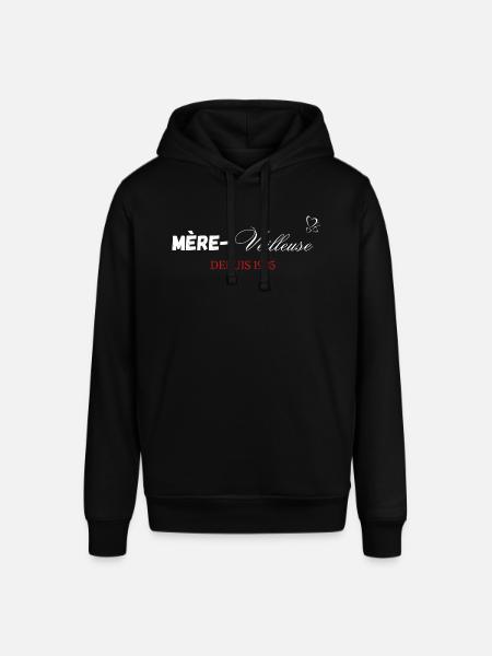 Mère veilleuse depuis 1985 - Sweat à capuche SOUNDER Stanley/Stella Unisexe - noir