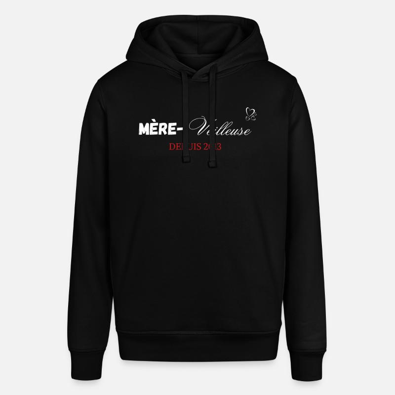 Mère veilleuse depuis 2013 - Sweat à capuche SOUNDER Stanley/Stella Unisexe - noir