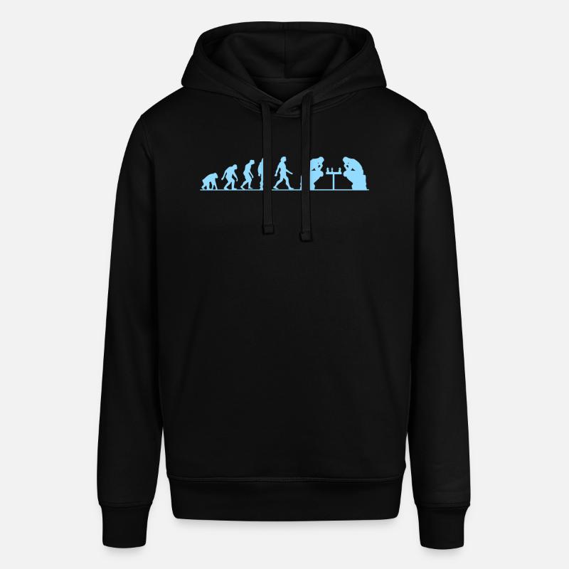 Evolution échec - Sweat à capuche SOUNDER Stanley/Stella Unisexe - noir