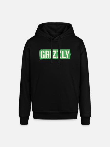Grizzly Bär Slogan - Stanley/Stella Unisex Hoodie SOUNDER - Schwarz