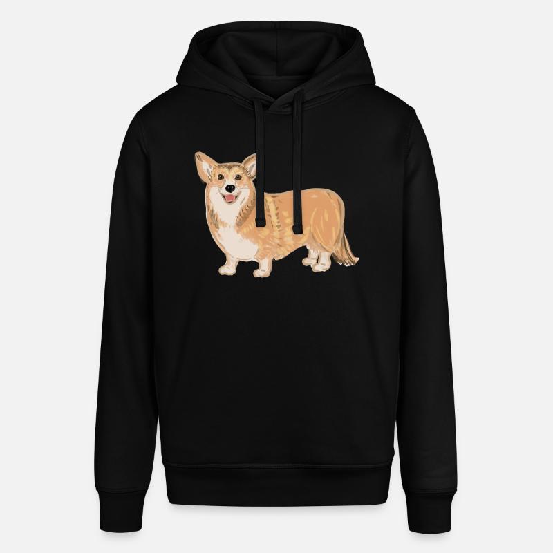 Corgi debout - Sweat à capuche SOUNDER Stanley/Stella Unisexe - noir