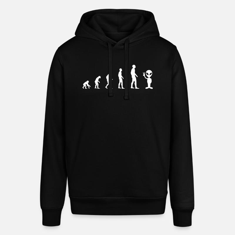 Alien Außeridrischer Sci-Fi – Evolution - Stanley/Stella Unisex Hoodie SOUNDER - Schwarz