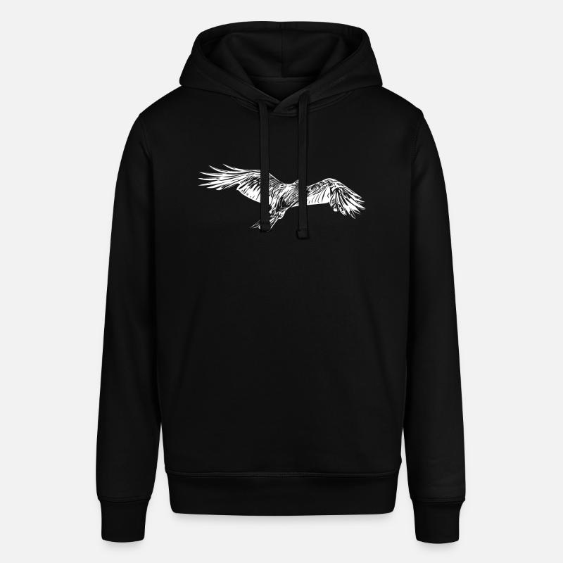 Faucon volant élégant - Sweat à capuche SOUNDER Stanley/Stella Unisexe - noir