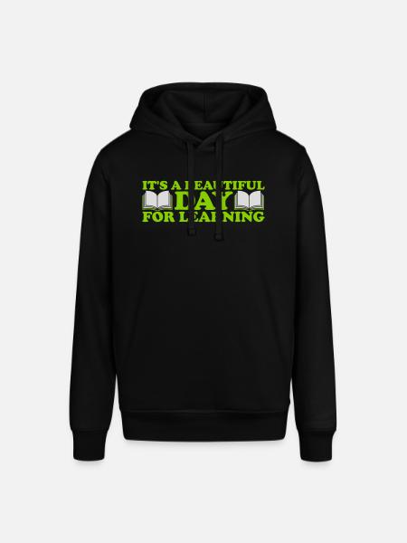 beautiful day for learning - Stanley/Stella SOUNDER Unisex Hoodie - black
