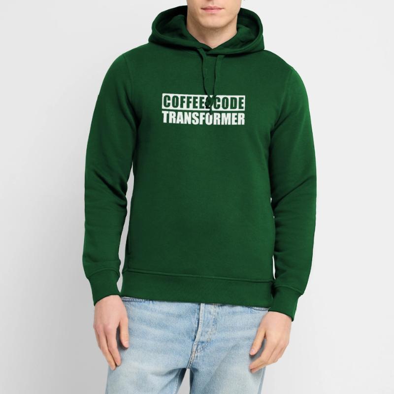 Kaffee 2 Code Transformer Programmierer IT Shirt Stanley/Stella Unisex Hoodie SOUNDER