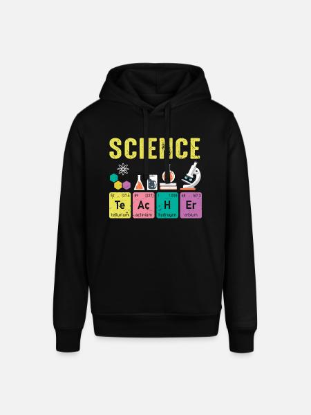 Science Teachers Regular Elements - Stanley/Stella SOUNDER Unisex Hoodie - black