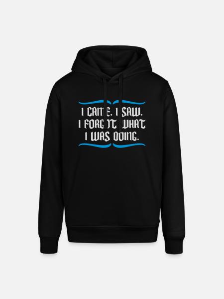 I came saw forget - Stanley/Stella SOUNDER Unisex Hoodie - black
