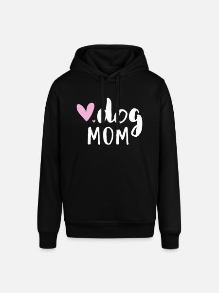 Dog Mom/Hundemama - Stanley/Stella Unisex Hoodie SOUNDER - Schwarz