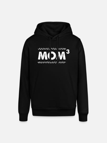 Mor til tre mor mor Tre børn mor - Stanley/Stella SOUNDER unisex hoodie - sort