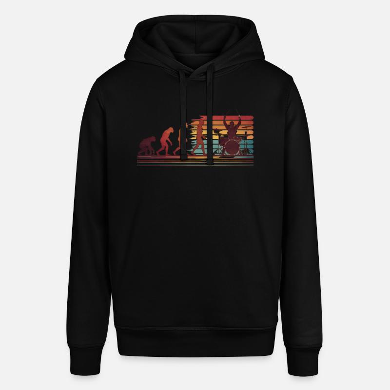 Batteur Evolution Drums - Sweat à capuche SOUNDER Stanley/Stella Unisexe - noir