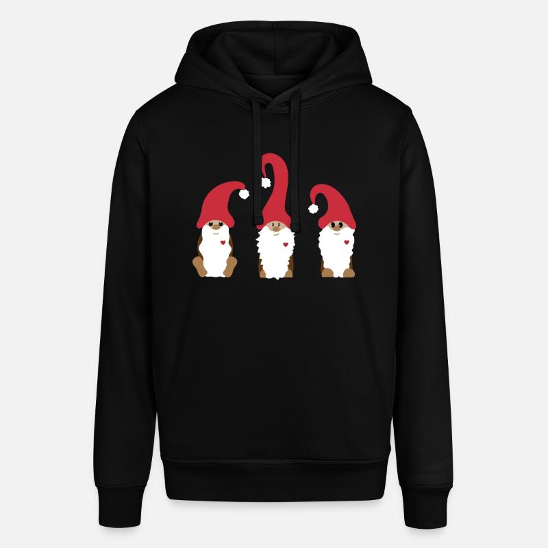 Gnomes de Noël - Sweat à capuche SOUNDER Stanley/Stella Unisexe - noir